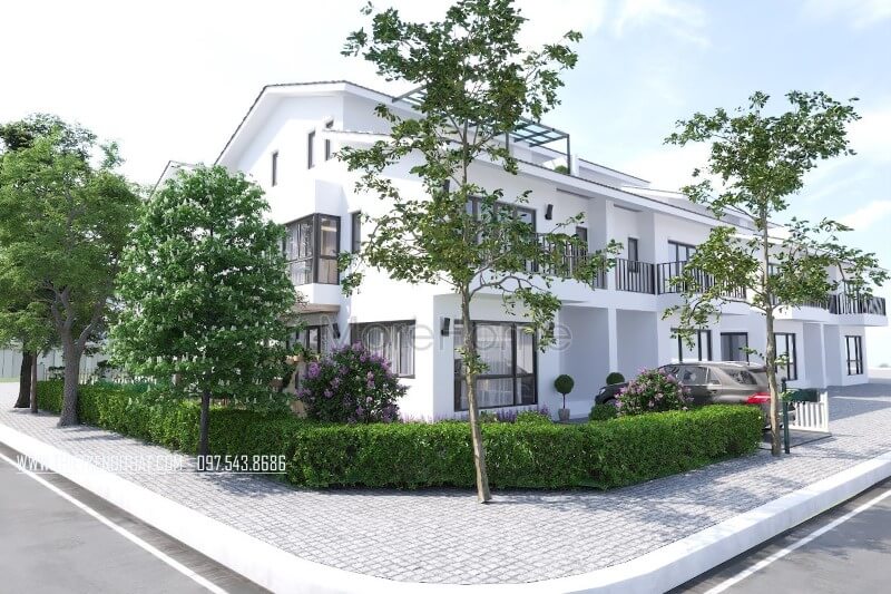 thiết kế biệt thự 3 tầng