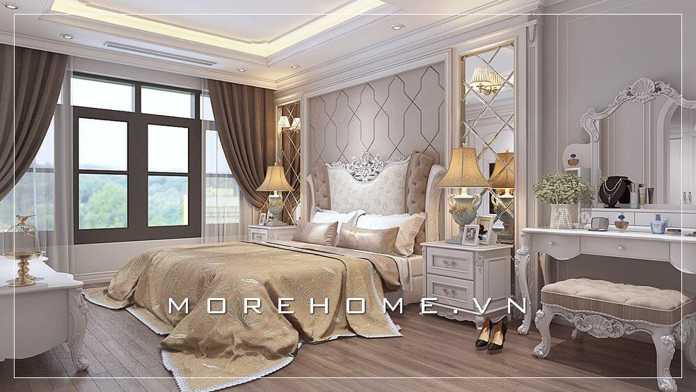 Thiết kế biệt thự 3 tầng và nội thất đẹp hoàn hảo, trọn vẹn nhất