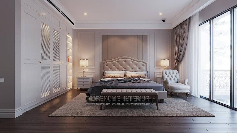 Mẫu thiết kế nội thất biệt thự sang trọng và cao cấp phong cách tân cổ điển tại ciputra tây hồ hà nội Thiết kế nội thất biệt thự cao cấp, sang trọng