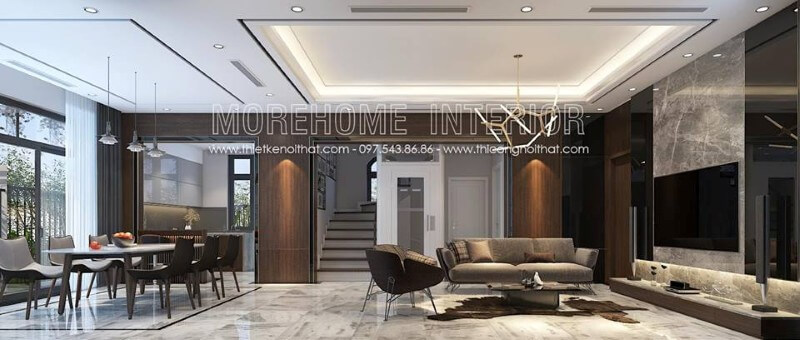 Mẫu thiết kế nội thất biệt thự Vinhomes Imperia Hải Phòng đẹp đầy ấn tượng Thiết kế nội thất