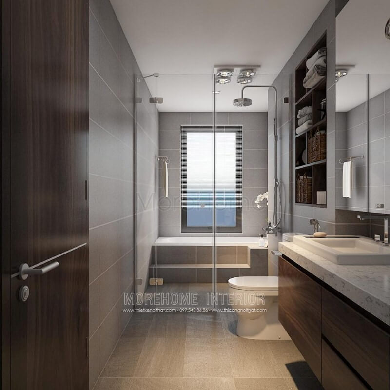 Vách tắm kính đẹp lựa chọn hoàn hảo cho phòng tắm Mẫu nội thất biệt thự đẹp