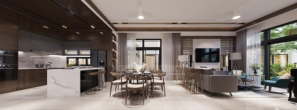 Thiết kế nội thất đẹp tại hà nội - Thiết kế nội thất biệt thự Starlake tây hồ Thiết kế nội thất