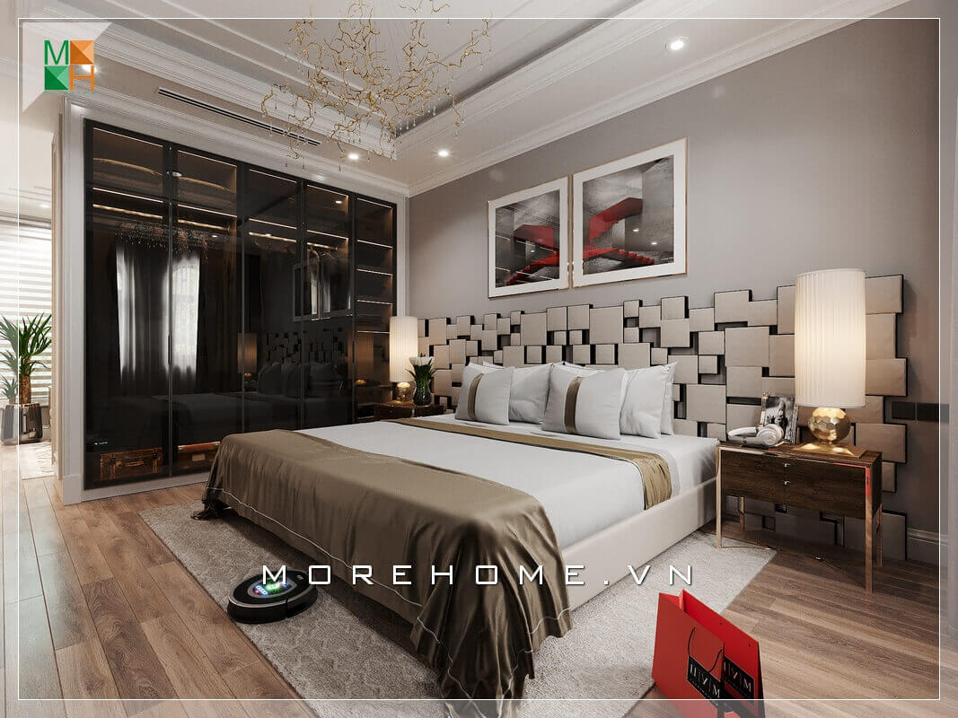 Giới thiệu mẫu thiết kế nội thất phòng ngủ hiện đại và tiện nghi cho chung cư, nhà phố, biệt thự. Thiết kế nội thất bệt thự Hà Nội