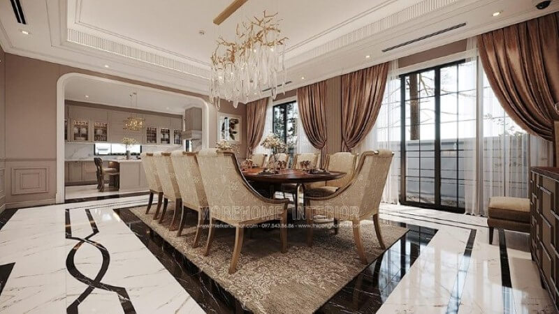 Thiết kế nội thất biệt thự tại Hà Nội