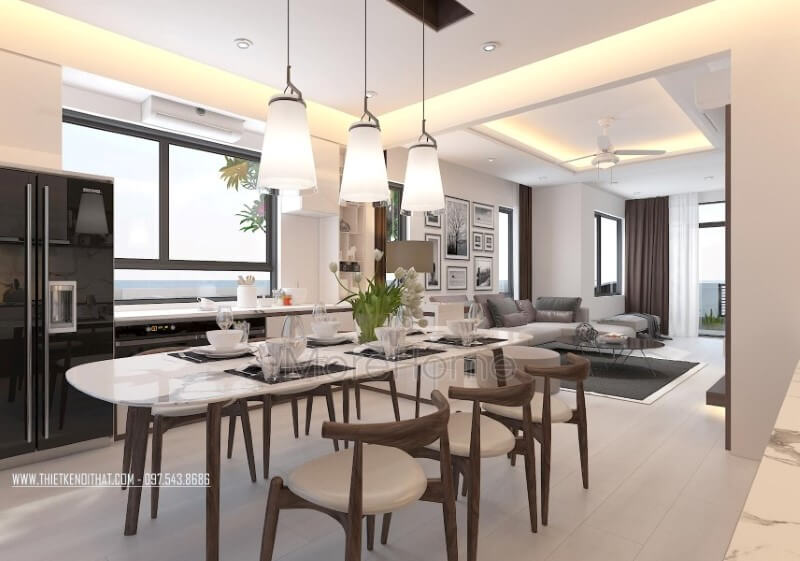 Thiết kế nội thất bệt thự Hà Nội