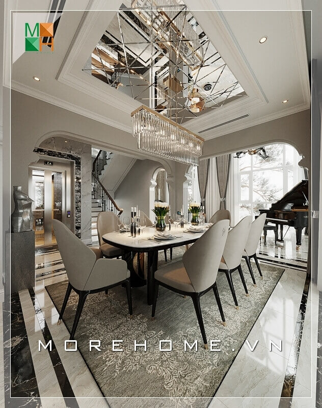 Thiết kế nội thất biệt thự tại Hà Nội