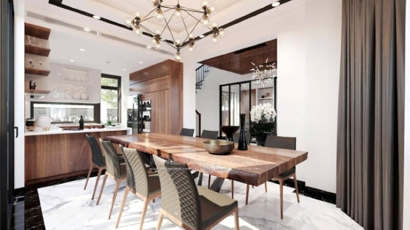 Thiết kế nội thất bệt thự Hà Nội