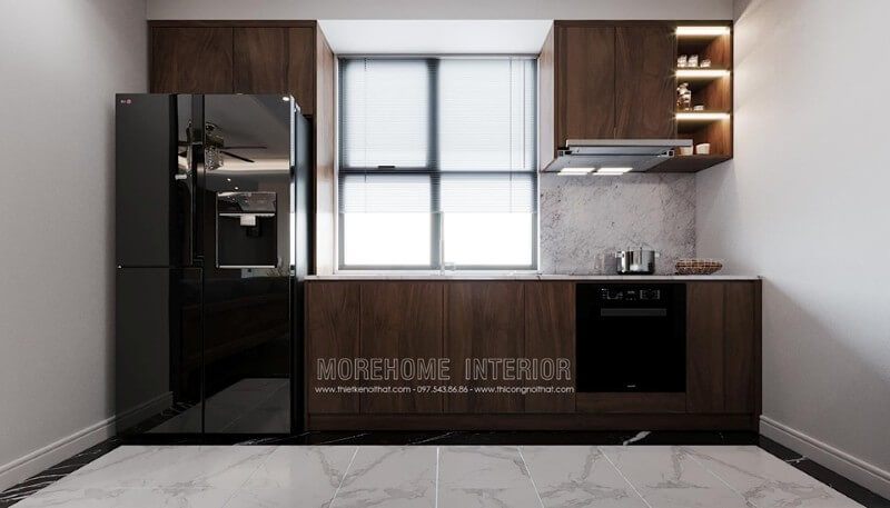 Nội thất bếp chung cư hiện đại